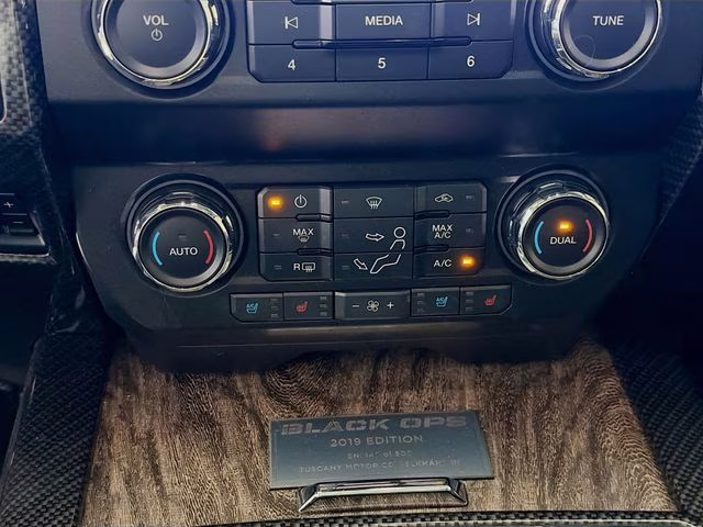 2019 Black Metallic Ford Super Duty F-250 SRW Lariat Black Ops 4X4 Truck