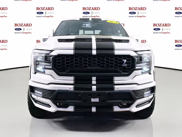 2024 White Metallic Ford F-150 Lariat SHELBY Off Road Supercharged 4X4 Truck