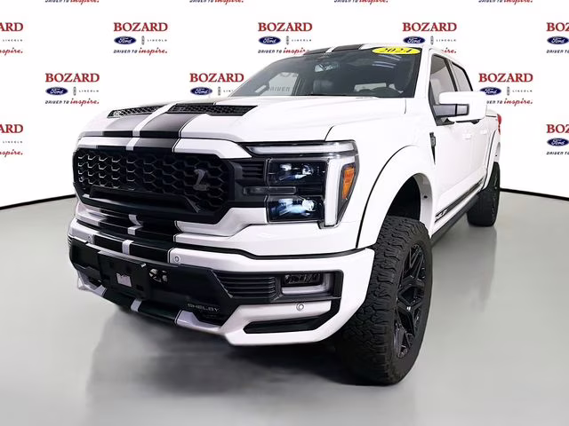 2024 White Metallic Ford F-150 Lariat SHELBY Off Road Supercharged 4X4 Truck
