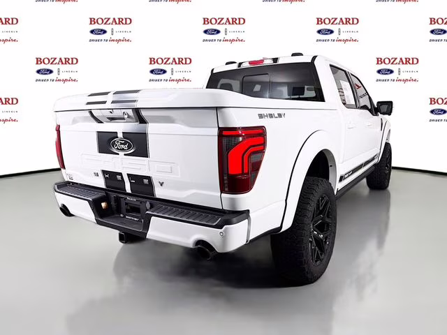 2024 White Metallic Ford F-150 Lariat SHELBY Off Road Supercharged 4X4 Truck