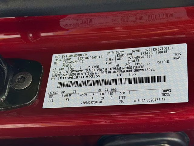 2026 Ruby Red Metallic Tinted Clearcoat Ford F-150 King Ranch Bozard Built 4X4 Truck