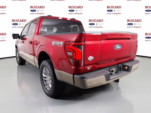 2026 Ruby Red Metallic Tinted Clearcoat Ford F-150 King Ranch Bozard Built 4X4 Truck