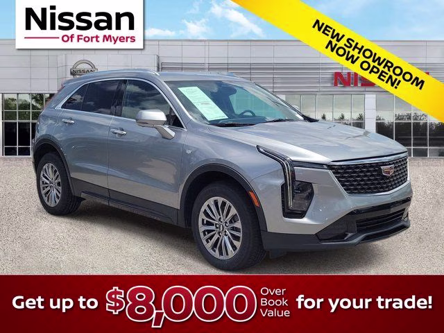 2025 Argent Silver Metallic Cadillac XT4 Premium Luxury FWD SUV