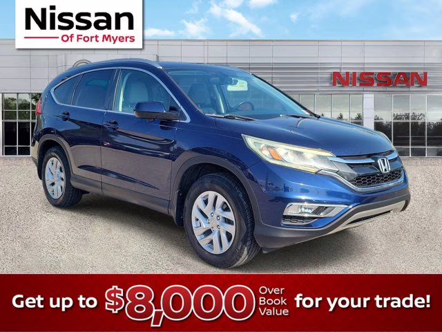 2016 Blue Honda CR-V EX-L FWD SUV