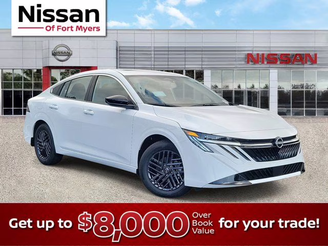 2026 Fresh Powder Nissan Sentra SV FWD Sedan