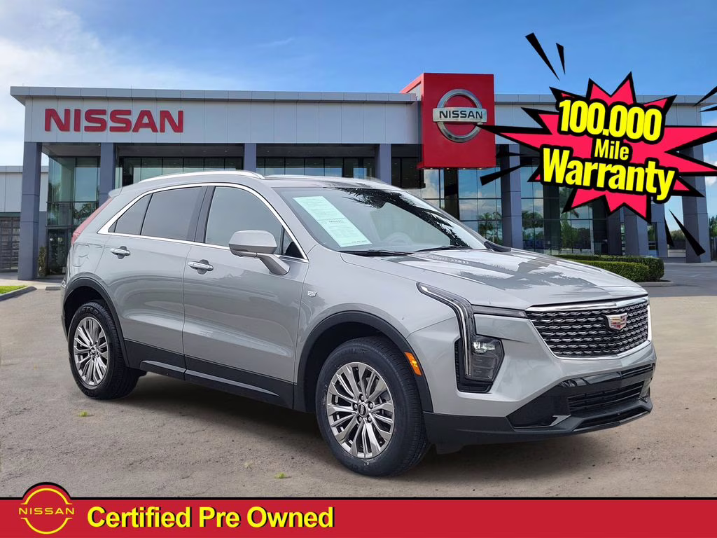 2025 Argent Silver Metallic Cadillac XT4 Premium Luxury FWD SUV