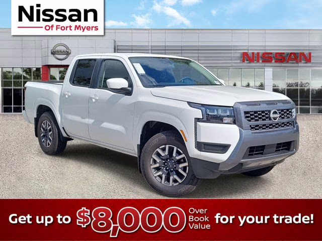 2026 Glacier White Nissan Frontier SV RWD Truck