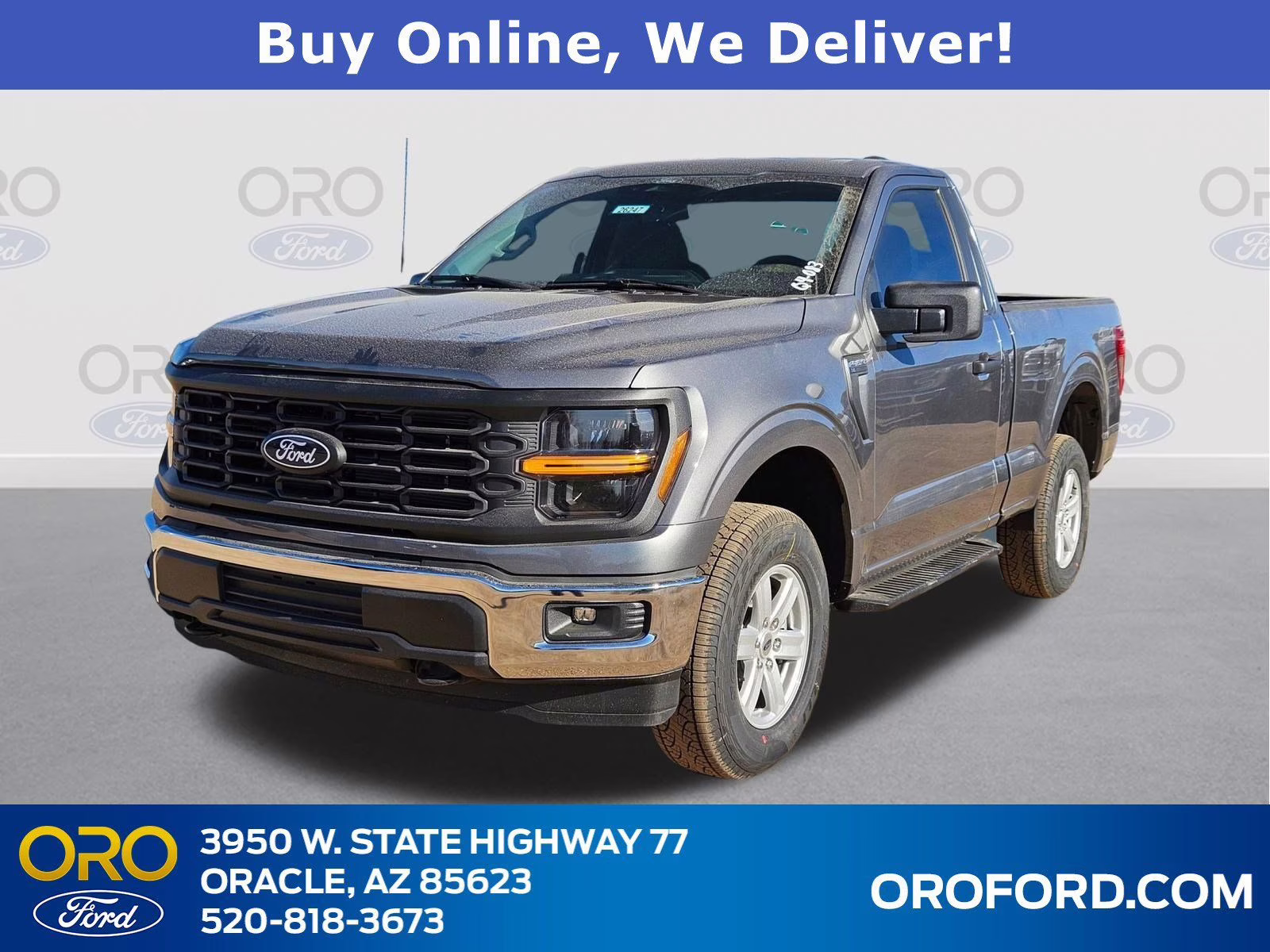 2026 Gray Metallic Ford F-150 XL 4X4 Truck