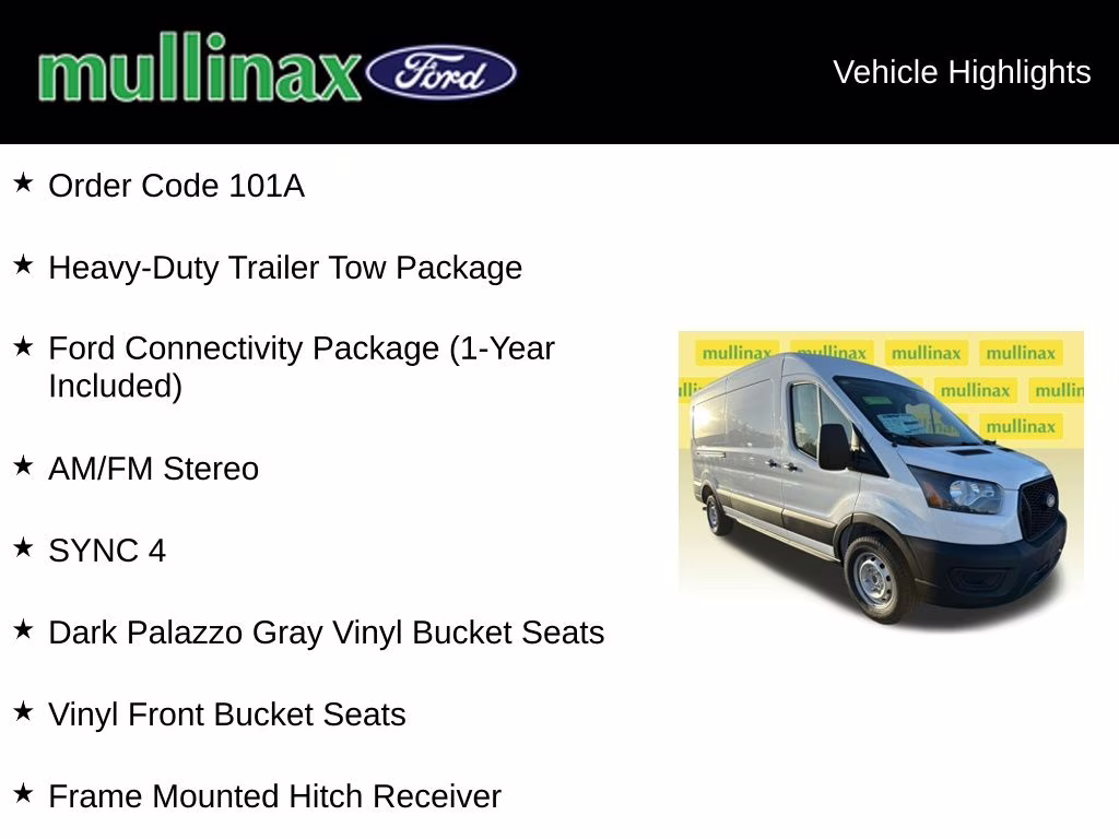 2026 Oxford White Ford Transit-250 Base RWD Van