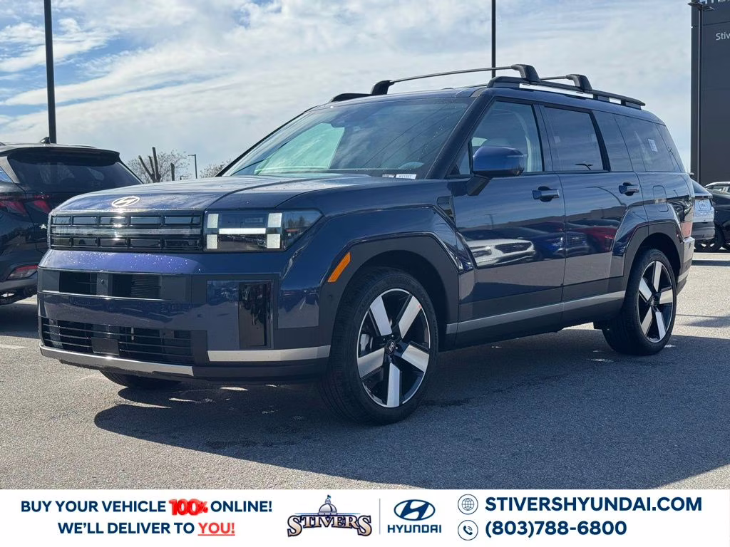 2026 Atlantis Blue Hyundai Santa Fe Limited FWD SUV