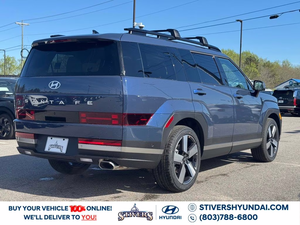 2026 Atlantis Blue Hyundai Santa Fe Limited FWD SUV