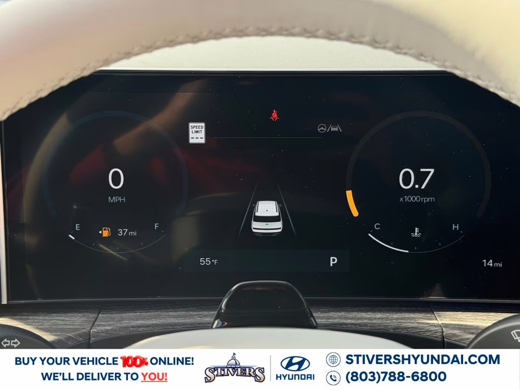 2026 Atlantis Blue Hyundai Santa Fe Limited FWD SUV