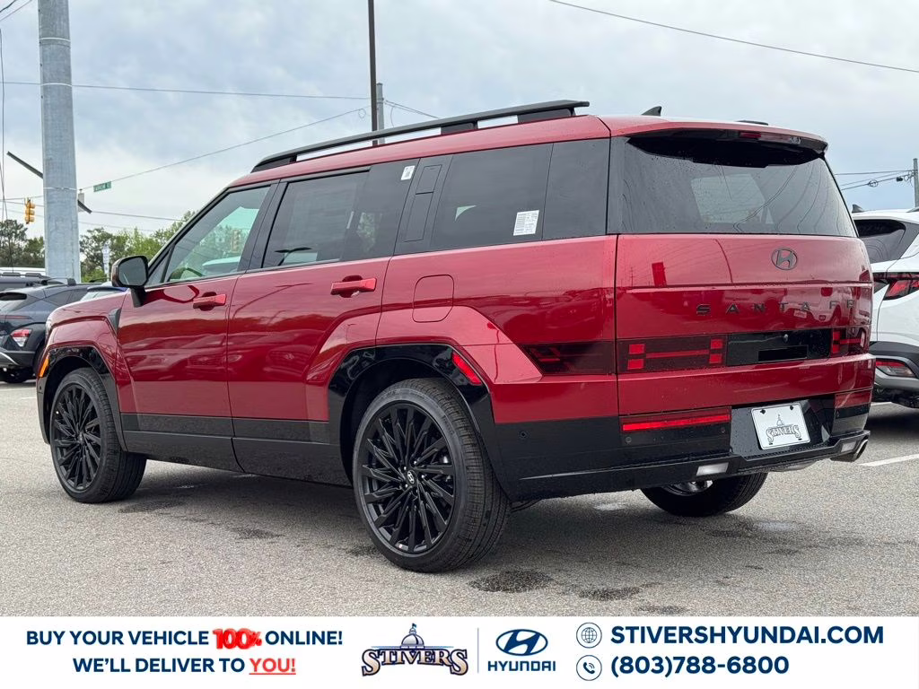 2026 Ultimate Red Hyundai Santa Fe Calligraphy AWD SUV