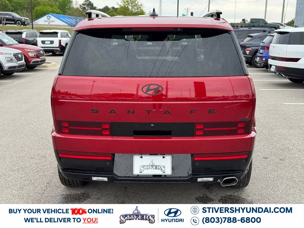 2026 Ultimate Red Hyundai Santa Fe Calligraphy AWD SUV