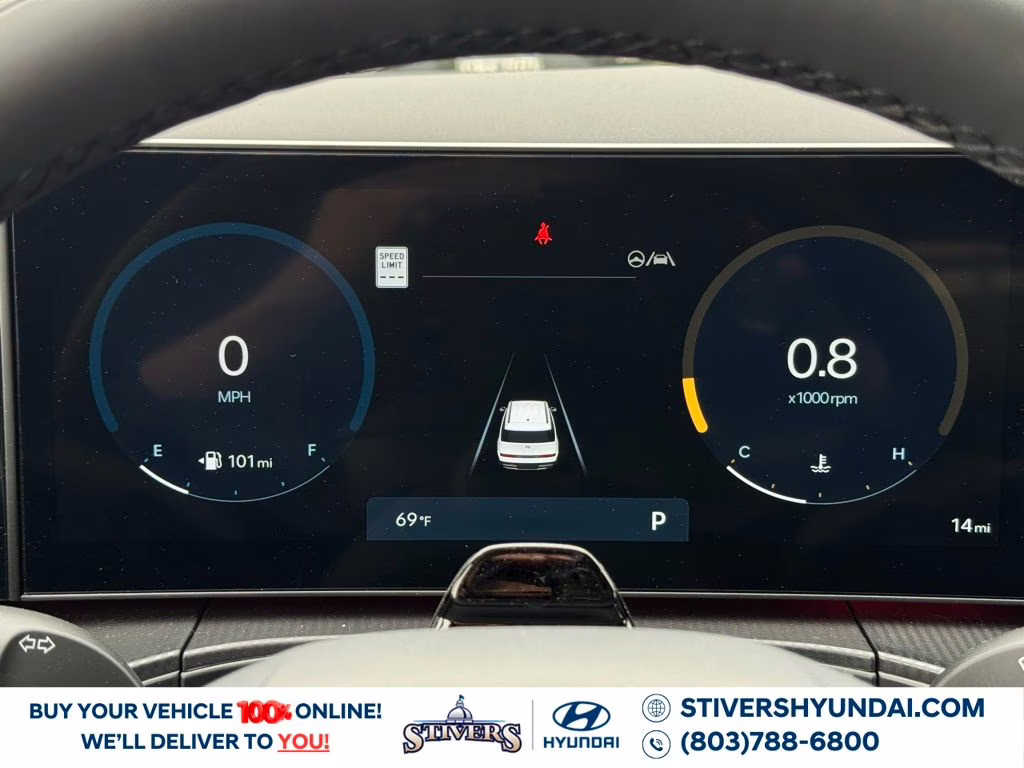 2026 Ultimate Red Hyundai Santa Fe Calligraphy AWD SUV