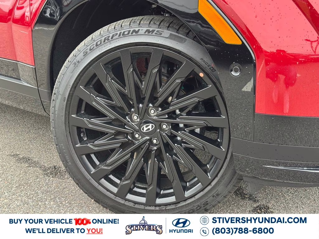 2026 Ultimate Red Hyundai Santa Fe Calligraphy AWD SUV