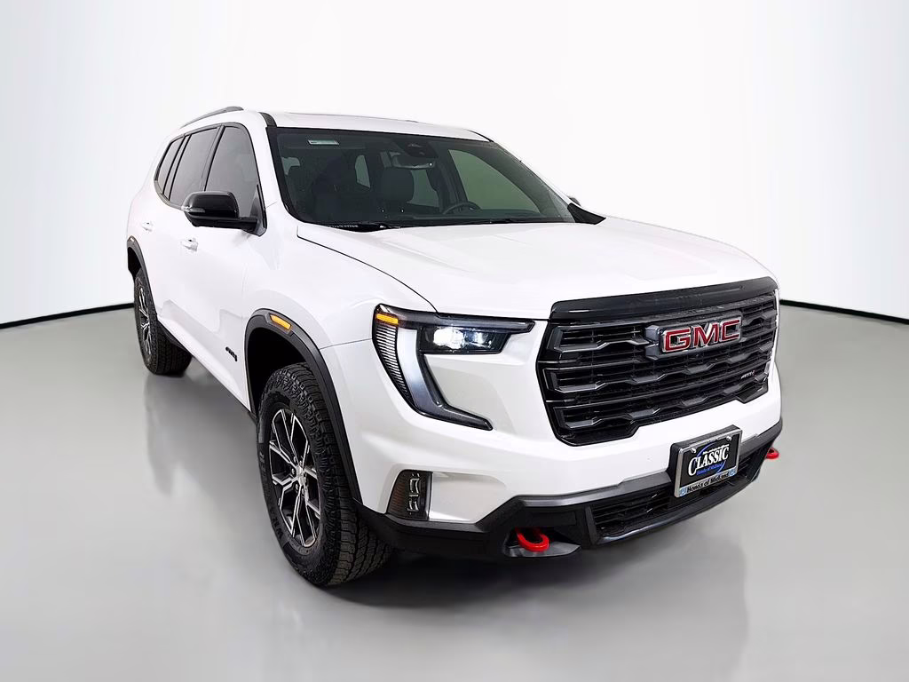 2025 White Frost Tricoat GMC Acadia AT4 AWD SUV
