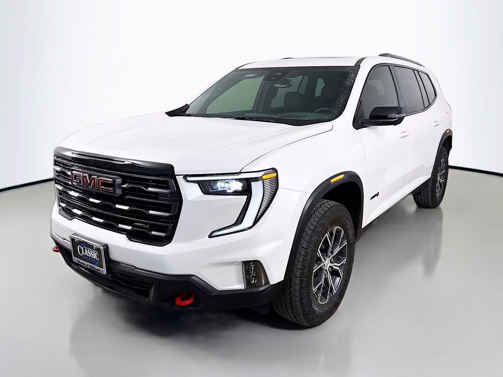 2025 White Frost Tricoat GMC Acadia AT4 AWD SUV