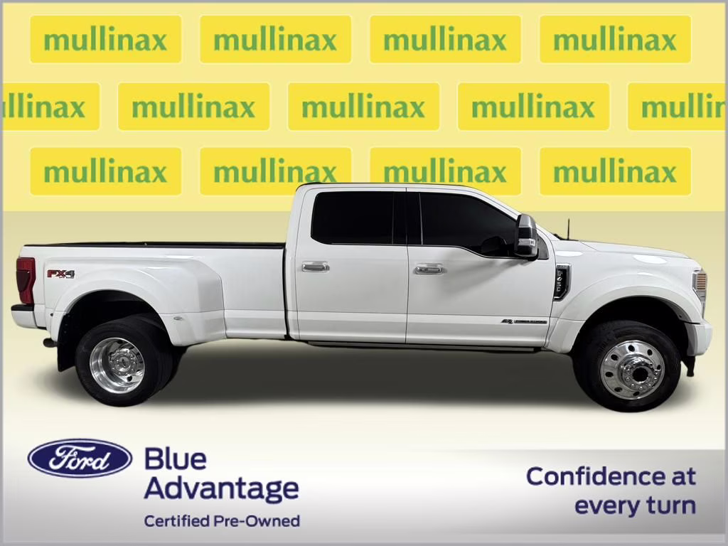 2020 Star White Metallic Tri-Coat Ford Super Duty F-450 DRW Platinum 4X4 Truck