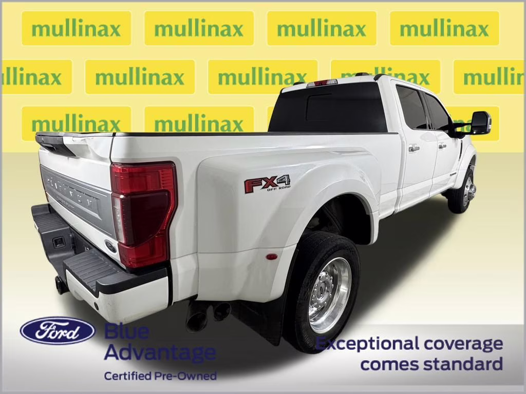 2020 Star White Metallic Tri-Coat Ford Super Duty F-450 DRW Platinum 4X4 Truck