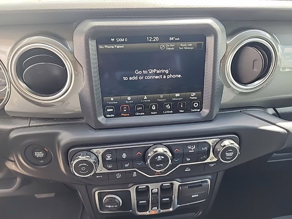 2022 Black Clearcoat Jeep Gladiator Overland 4X4 Truck