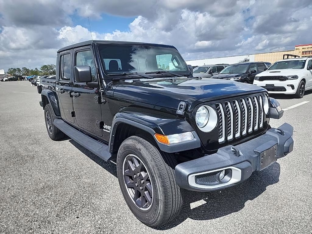 2022 Black Clearcoat Jeep Gladiator Overland 4X4 Truck