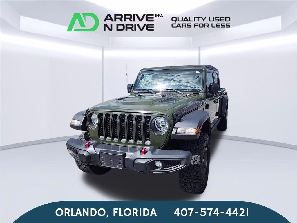2022 Sarge Green Clearcoat Jeep Gladiator Rubicon 4X4 Truck