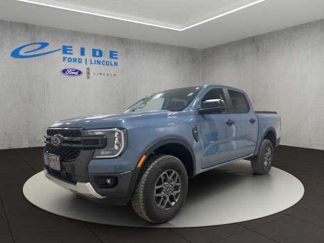 2025 Azure Gray Metallic Tri-Coat Ford Ranger XLT 4X4 Truck