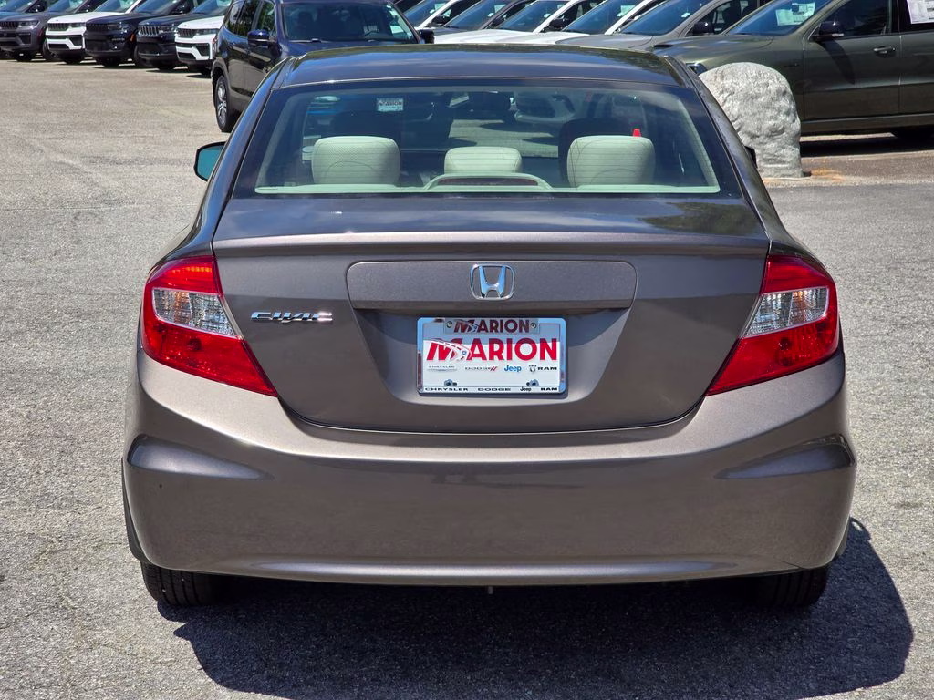 2012 Polished Metal Metallic Honda Civic LX FWD Sedan