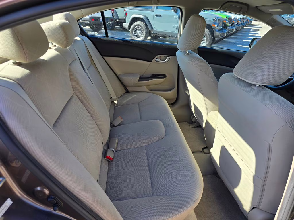 2012 Polished Metal Metallic Honda Civic LX FWD Sedan