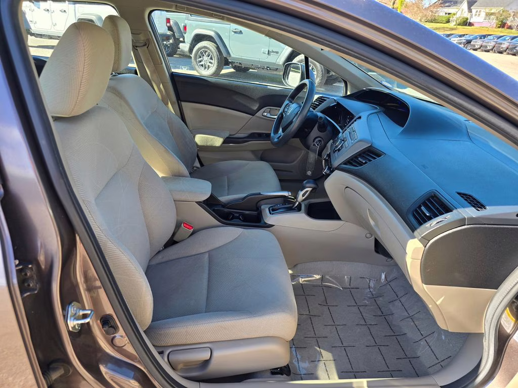 2012 Polished Metal Metallic Honda Civic LX FWD Sedan