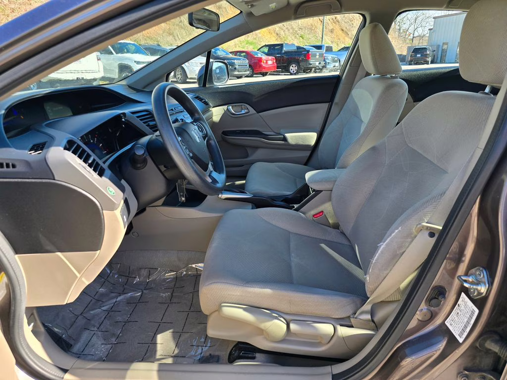 2012 Polished Metal Metallic Honda Civic LX FWD Sedan