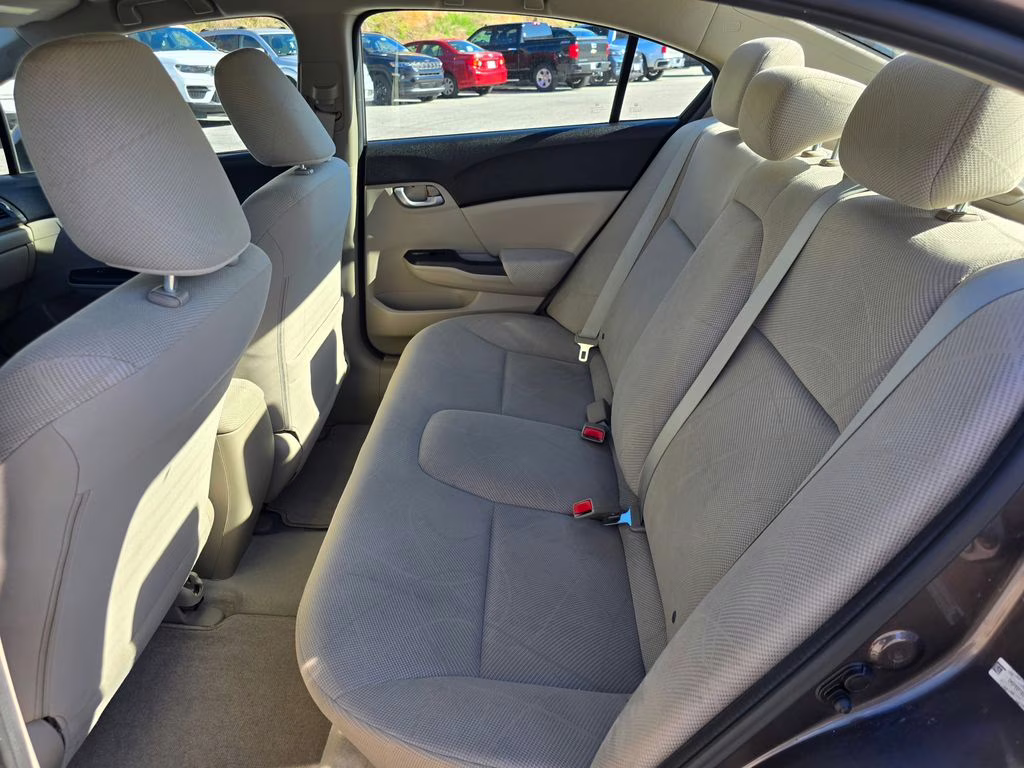 2012 Polished Metal Metallic Honda Civic LX FWD Sedan