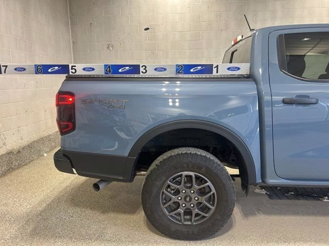 2025 Azure Gray Metallic Tri-Coat Ford Ranger XLT 4X4 Truck