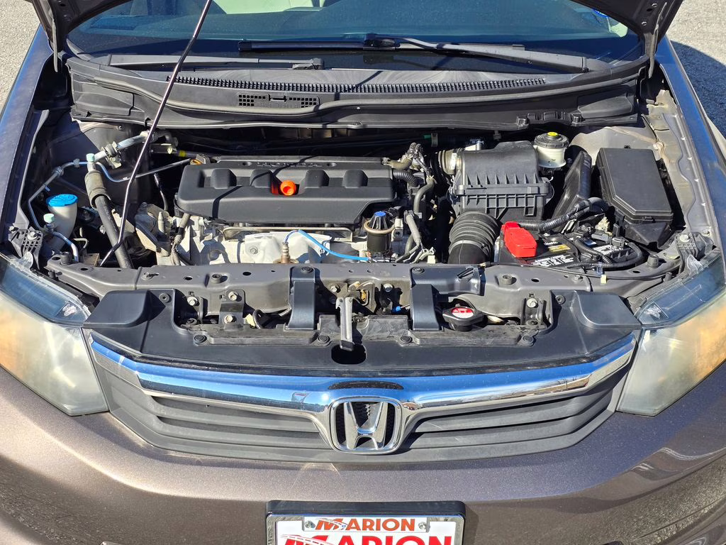 2012 Polished Metal Metallic Honda Civic LX FWD Sedan