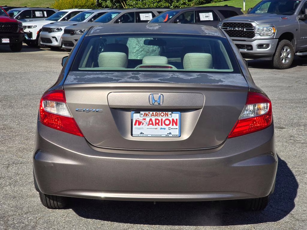 2012 Polished Metal Metallic Honda Civic LX FWD Sedan