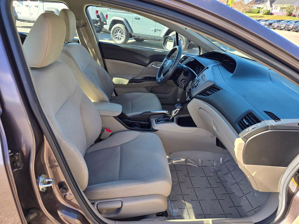 2012 Polished Metal Metallic Honda Civic LX FWD Sedan