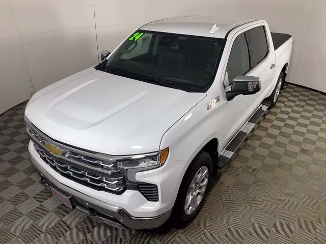 2024 Summit White Chevrolet Silverado 1500 LTZ 4X4 Truck
