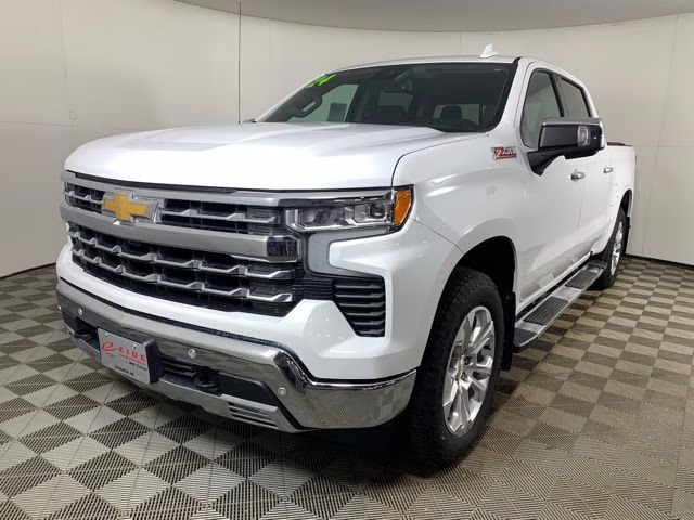 2024 Summit White Chevrolet Silverado 1500 LTZ 4X4 Truck