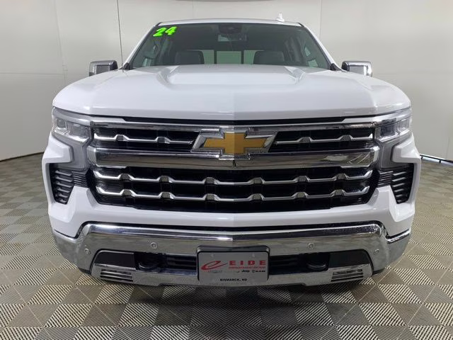 2024 Summit White Chevrolet Silverado 1500 LTZ 4X4 Truck