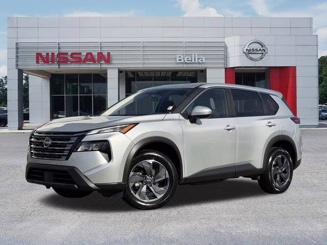 2025 Brilliant Silver Metallic Nissan Rogue SV FWD SUV