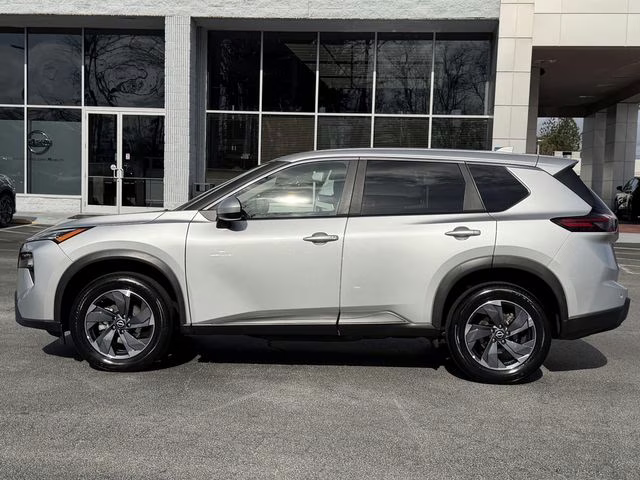 2025 Brilliant Silver Metallic Nissan Rogue SV FWD SUV