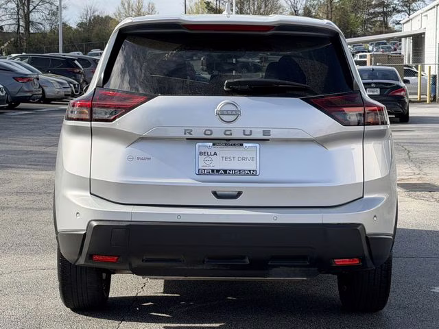 2025 Brilliant Silver Metallic Nissan Rogue SV FWD SUV