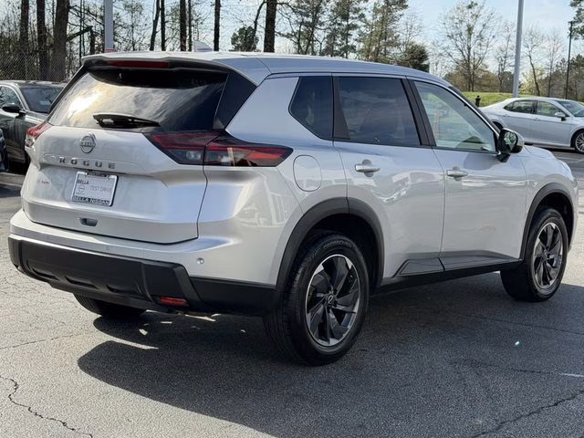 2025 Brilliant Silver Metallic Nissan Rogue SV FWD SUV
