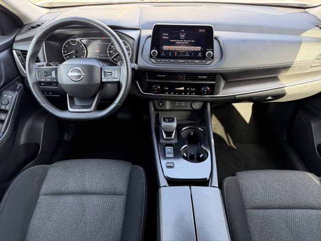 2025 Brilliant Silver Metallic Nissan Rogue SV FWD SUV