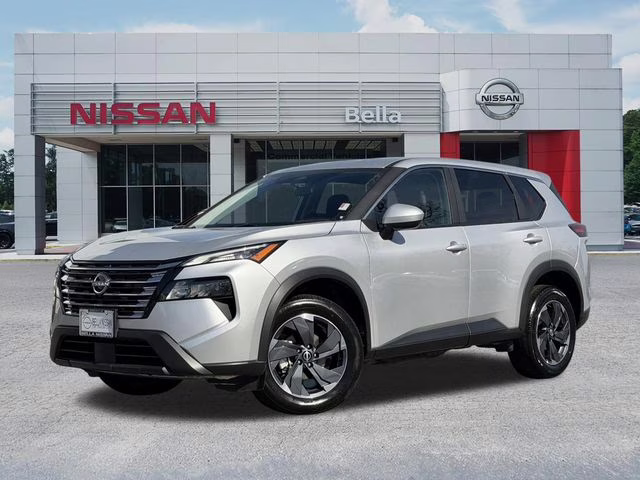 2025 Brilliant Silver Metallic Nissan Rogue SV FWD SUV