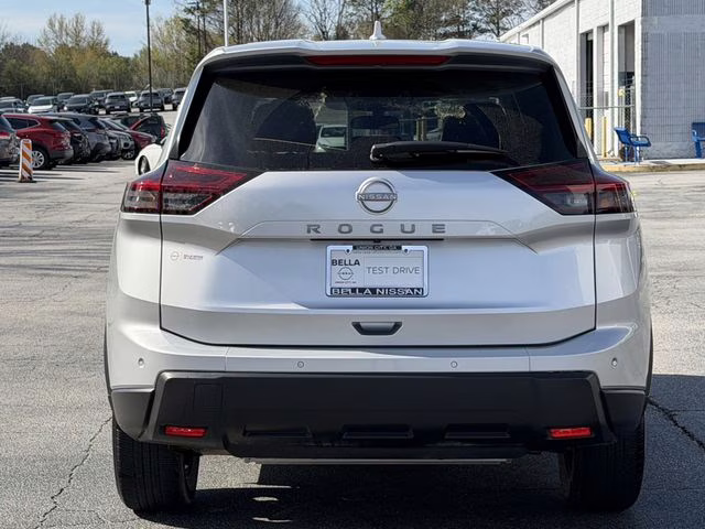 2025 Brilliant Silver Metallic Nissan Rogue SV FWD SUV