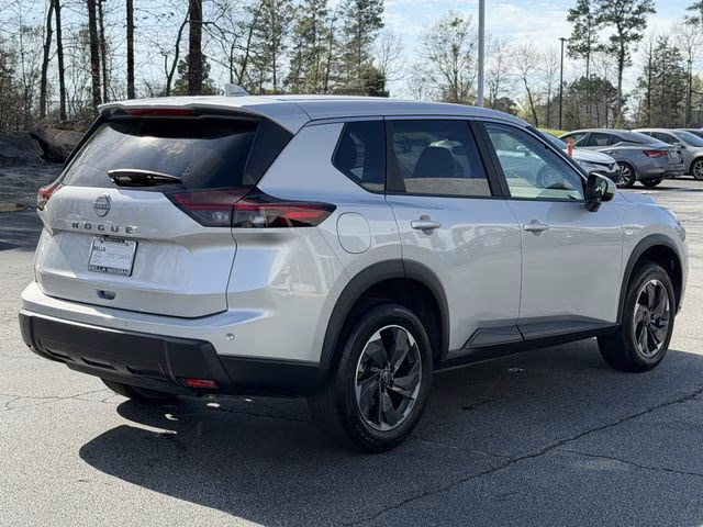 2025 Brilliant Silver Metallic Nissan Rogue SV FWD SUV