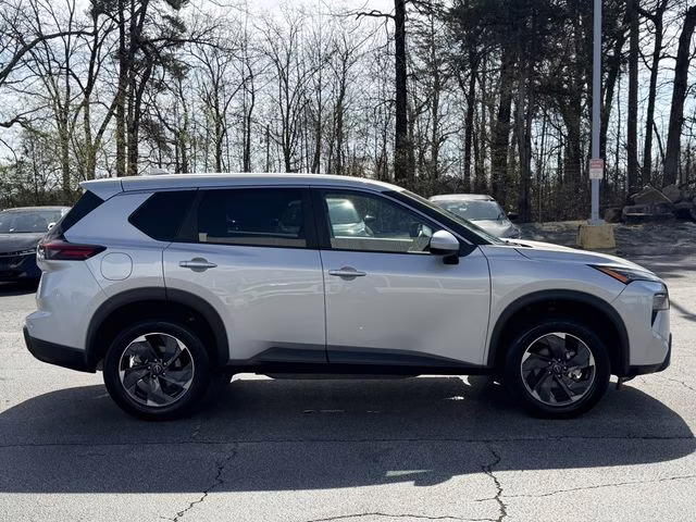 2025 Brilliant Silver Metallic Nissan Rogue SV FWD SUV