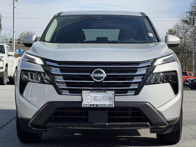 2025 Brilliant Silver Metallic Nissan Rogue SV FWD SUV